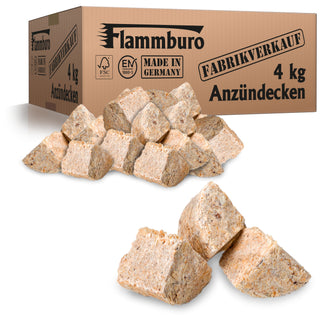 Anzündecken aus Holzwolle