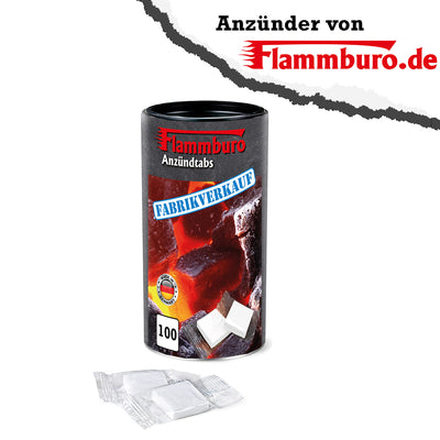 FLAMMBURO ignition tabs 900 pieces in cans