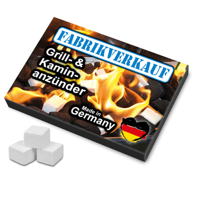 FABRIKVERKAUF Anzündwürfel Paraffin - 24 Platten