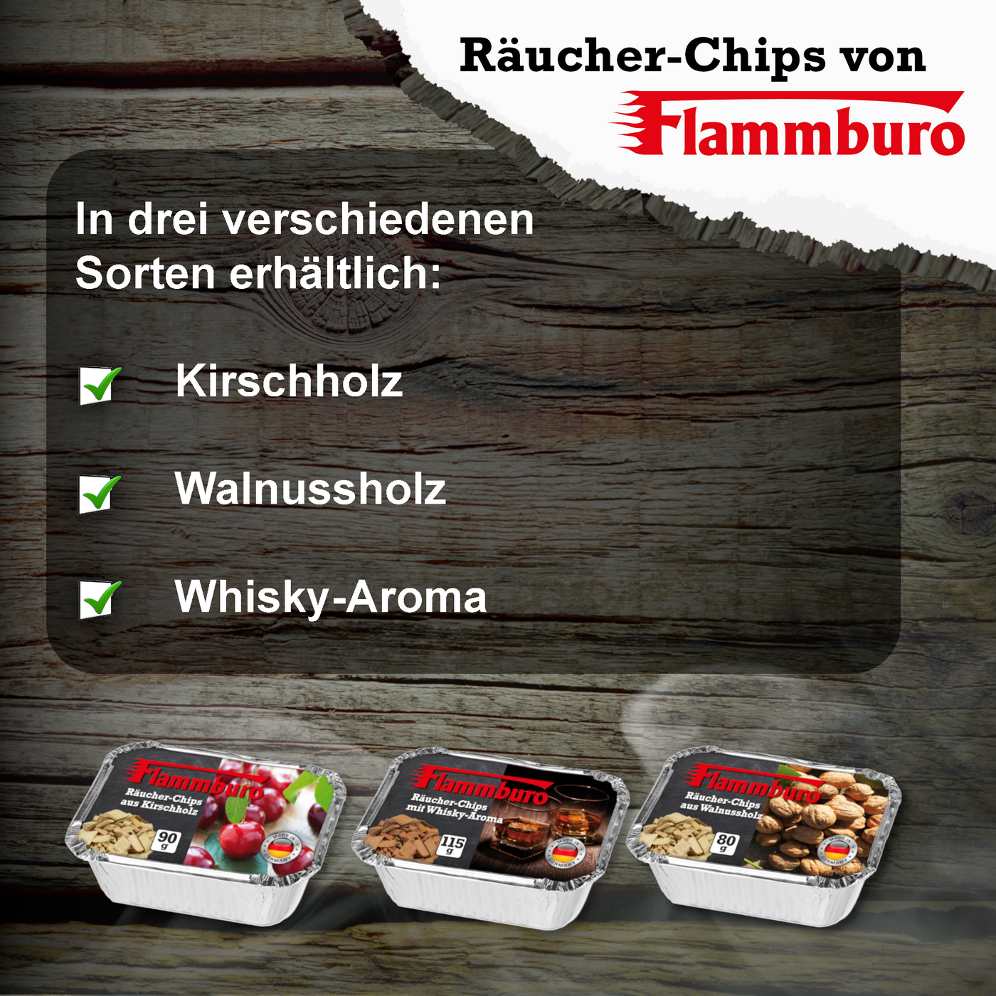 Räucherchips 3er Set Probierpack