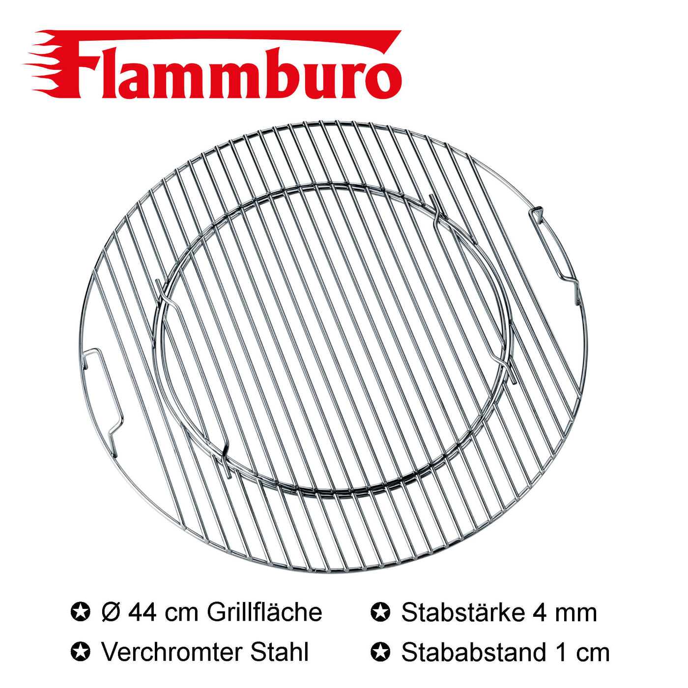 BBQ system grill grate for Ø 47 and 57 cm devices