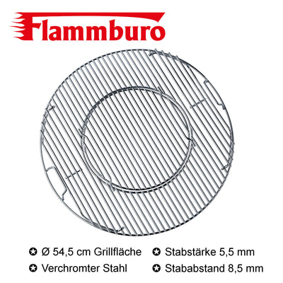 BBQ system grill grate for Ø 47 and 57 cm devices