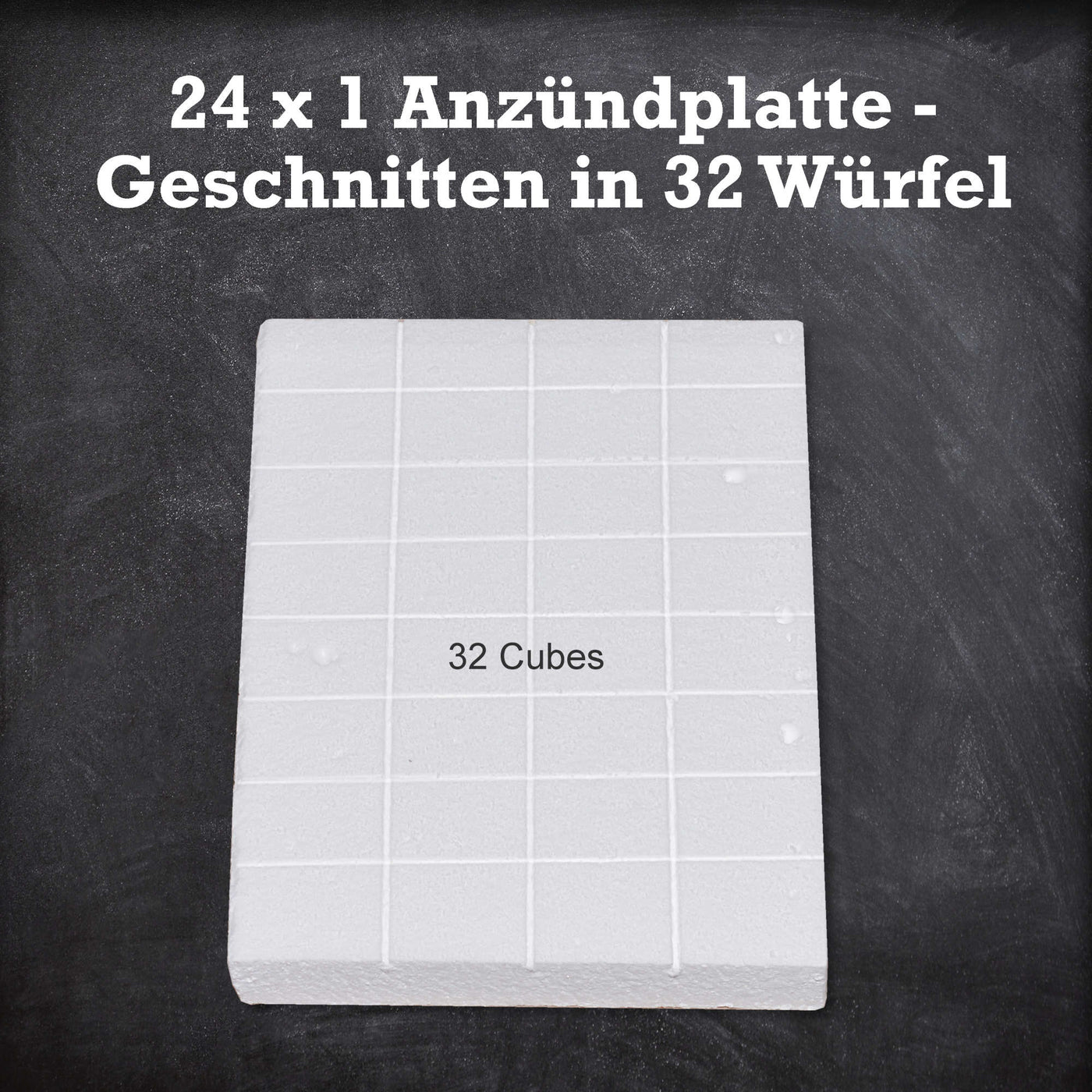 FABRIKVERKAUF Anzündwürfel Paraffin - 24 Platten